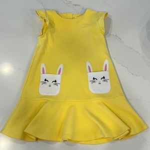 Easter yellow bunny dress Gymboree 3T